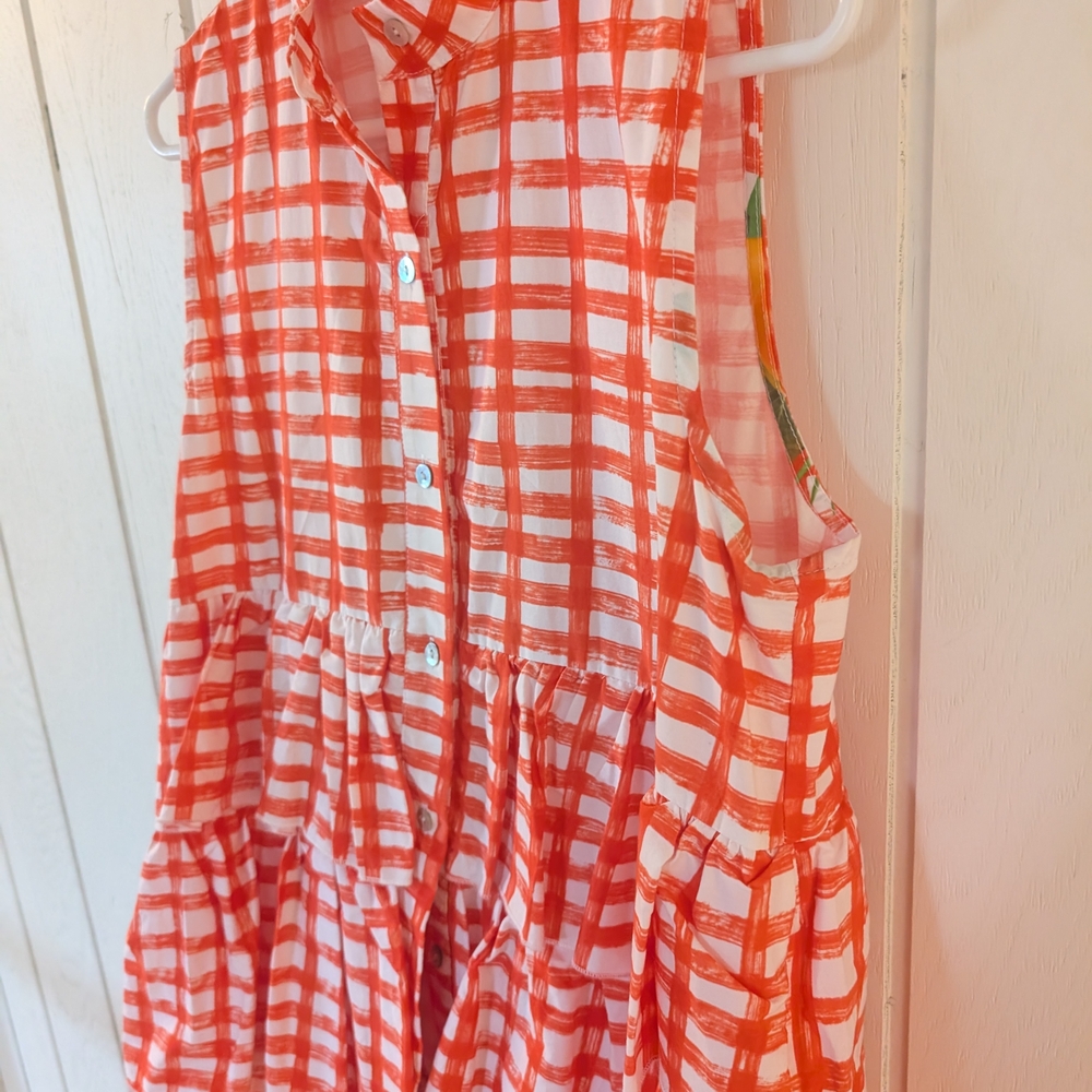 Motel Rocks Red Checkered Dress - Picture 4 of 6